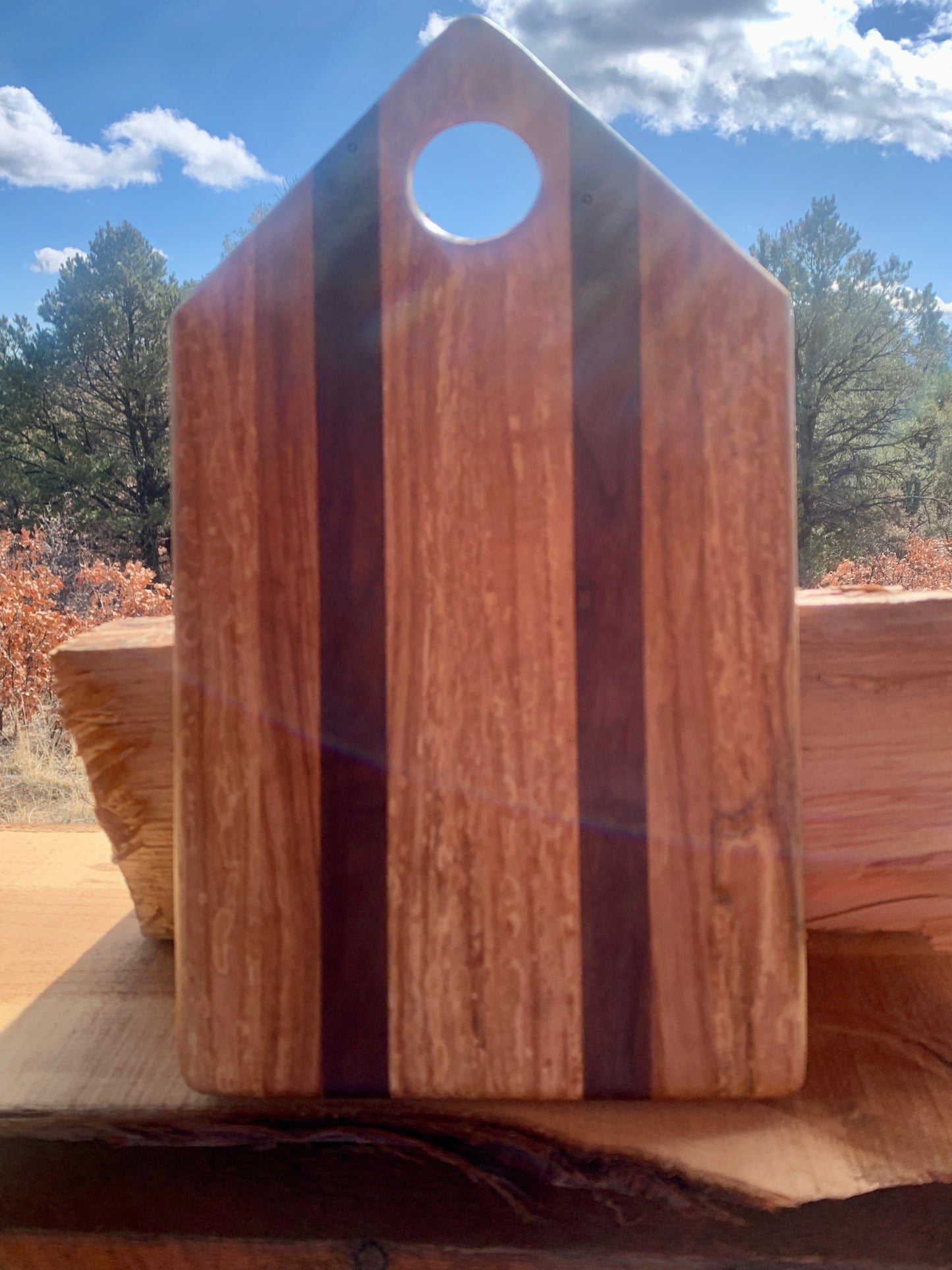 Poplar, Red Oak and Black Walnut Charcuterie Board