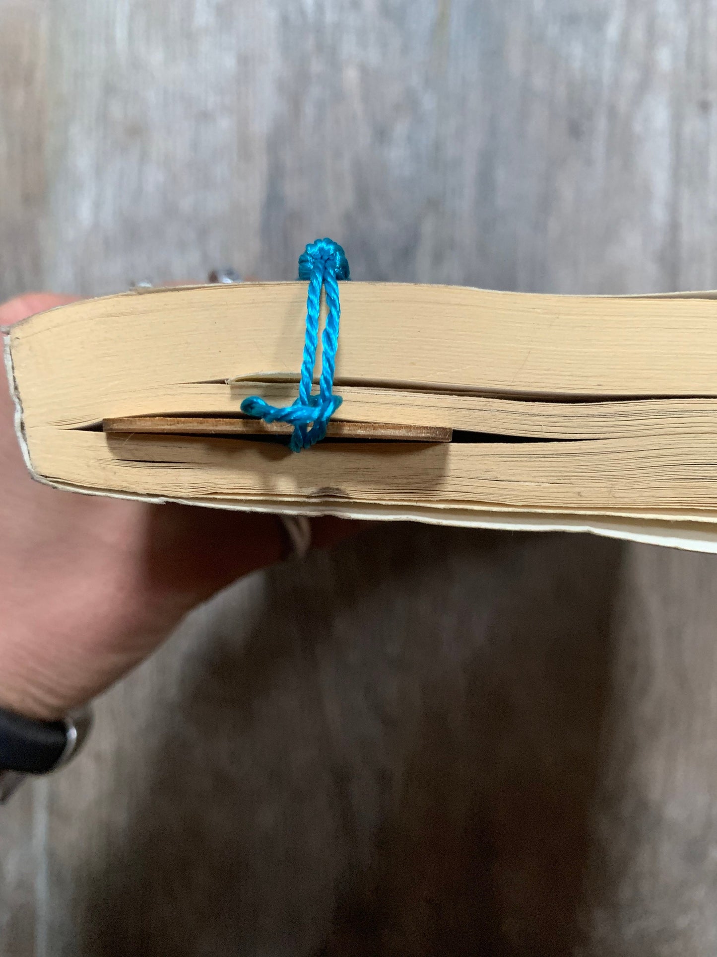 Mandala wooden bookmark