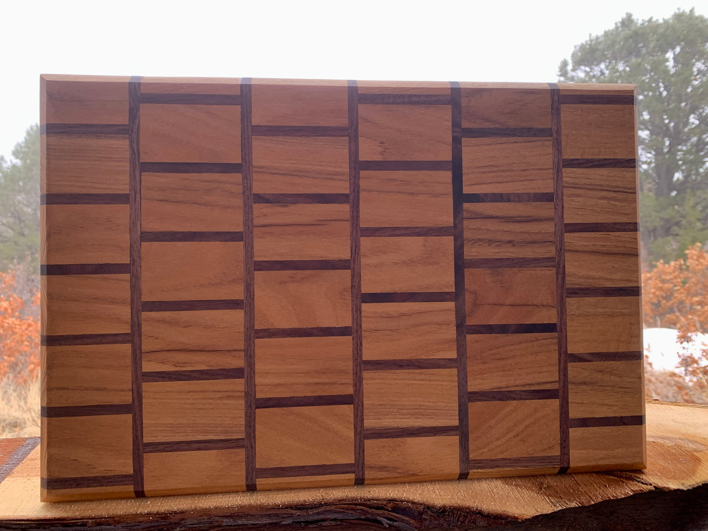 Red oak and Walnut Cutting Board