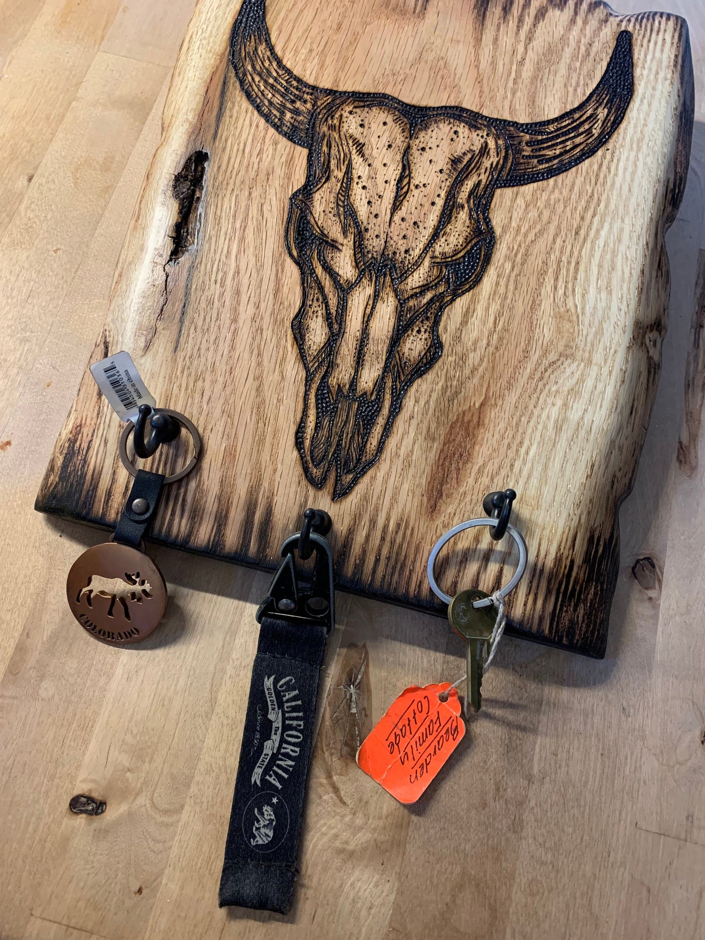 The Tauren: Bull skull key hanger